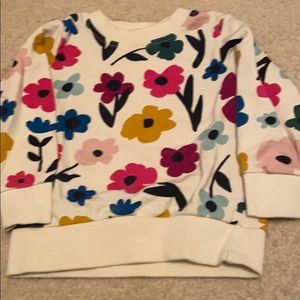 Hanna Anderson floral sweatshirt